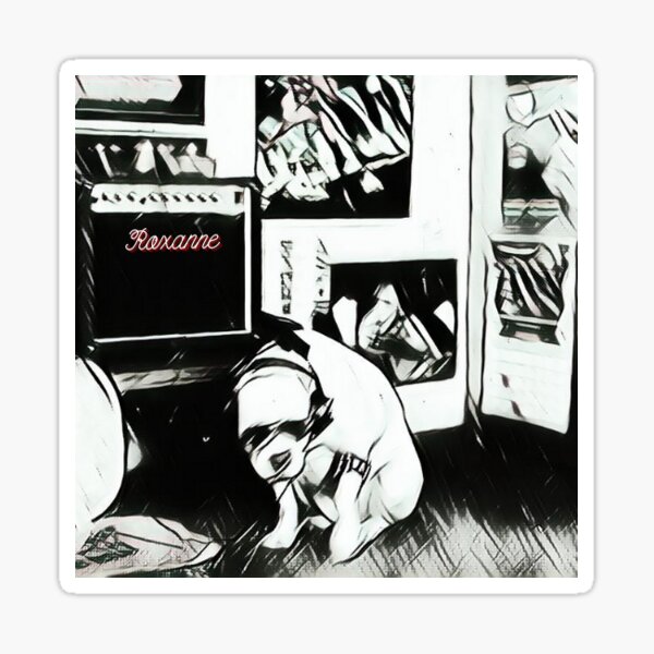 Roxanne rocking out! Sticker
