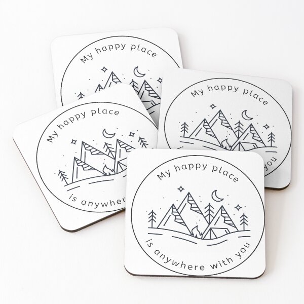 Item preview, My happy place is anywhere with you designed and sold by KylaWish.