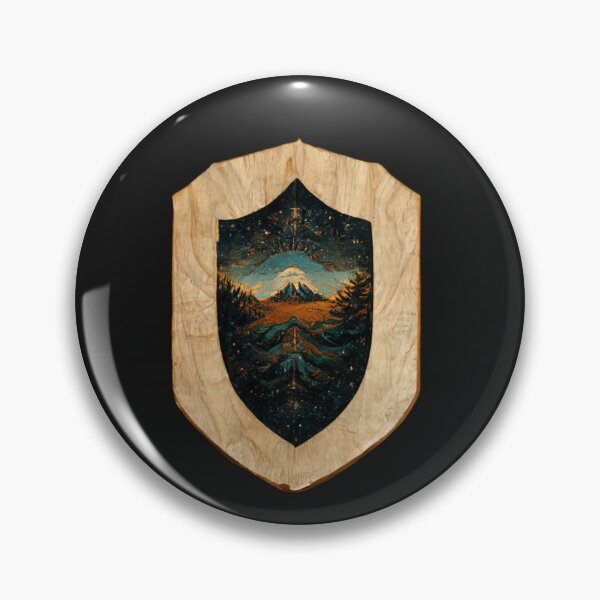 Item preview, Oaken Shield of the Pacific Northwest Forest designed and sold by selfreference2.