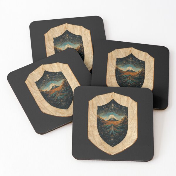Item preview, Oaken Shield of the Pacific Northwest Forest designed and sold by selfreference2.