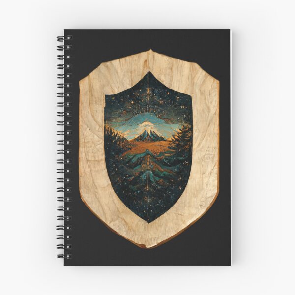 Item preview, Oaken Shield of the Pacific Northwest Forest designed and sold by selfreference2.