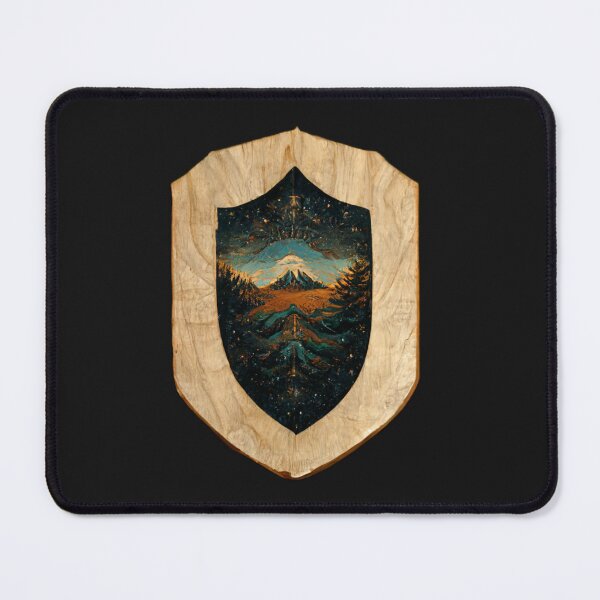 Item preview, Oaken Shield of the Pacific Northwest Forest designed and sold by selfreference2.
