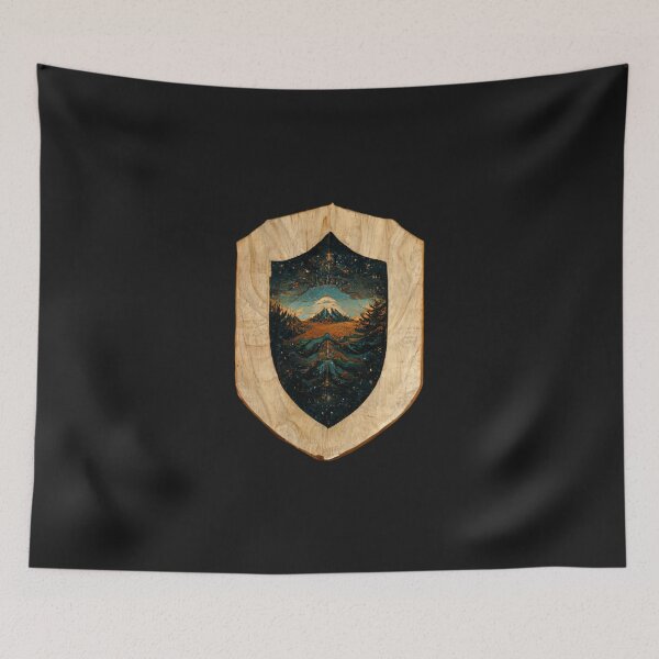 Item preview, Oaken Shield of the Pacific Northwest Forest designed and sold by selfreference2.