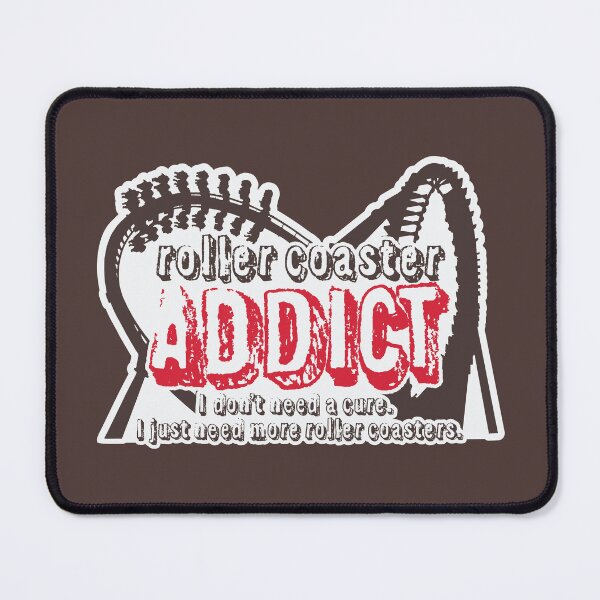 Item preview, Roller Coaster Addict designed and sold by Thrilltography.