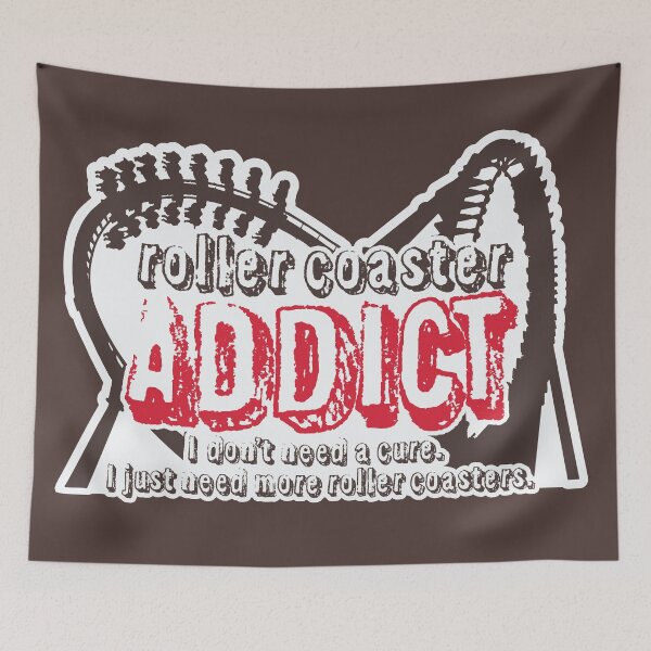Item preview, Roller Coaster Addict designed and sold by Thrilltography.