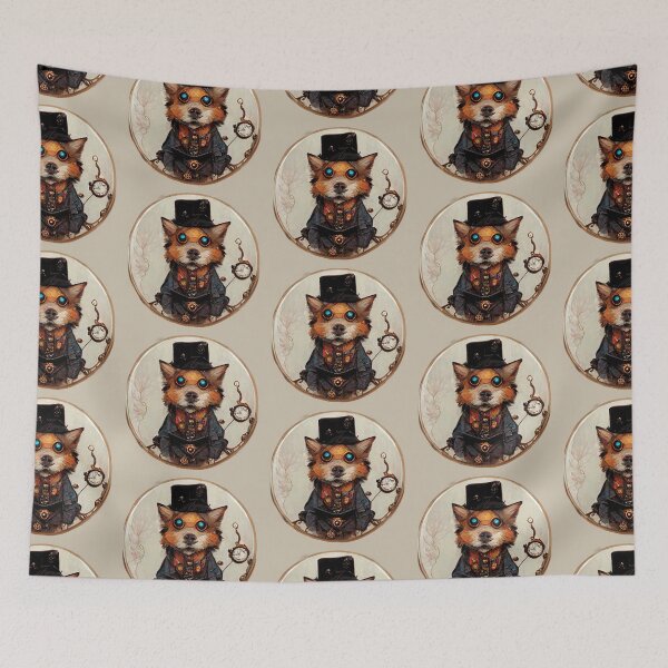 Item preview, Steampunk Fox Bage designed and sold by Bratak.