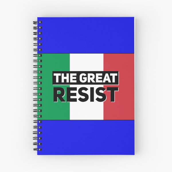 Item preview, THE GREAT RESIST ITALIAN FLAG designed and sold by GraffitiBomberZ.