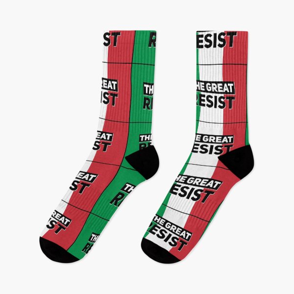 Item preview, THE GREAT RESIST ITALIAN FLAG designed and sold by GraffitiBomberZ.