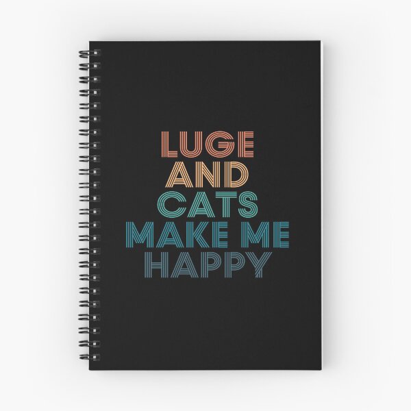 Item preview, Luge And Cats Make Me Happy- Gift for Luge & Cats Fans designed and sold by kindxinn.