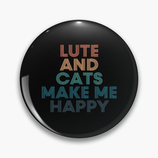 Item preview, Lute And Cats Make Me Happy- Gift for Lute & Cats Fans designed and sold by kindxinn.