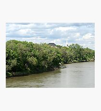 Church by the river. Photographic Print