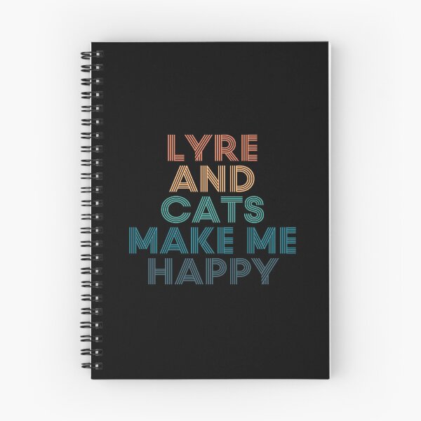 Item preview, Lyre And Cats Make Me Happy- Gift for Lyre & Cats Fans designed and sold by kindxinn.
