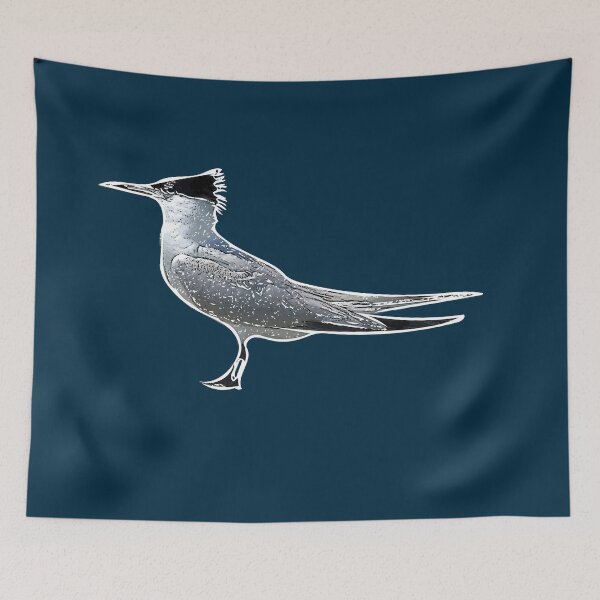Item preview, A Sandwich Tern White Alternate Design Painting Print designed and sold by designsasstultd.