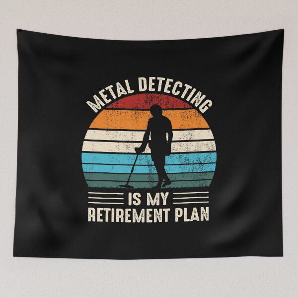 Aperçu de l'œuvre La détection de métaux est mon plan de retraite Funny Dirt Fishing créée et vendue par haselshirt.
