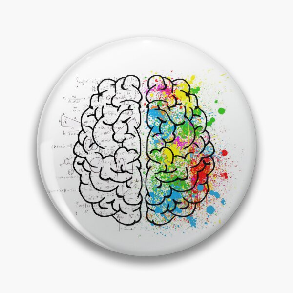 Item preview, camiseta clásica educativa del cerebro - pegatinas designed and sold by B00M-Store.