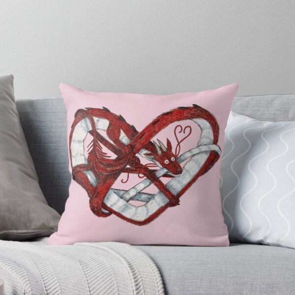 Item preview, Tangled Love Heart Floof Dragon designed and sold by EmilyJaneArt.