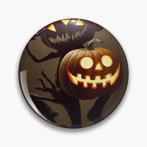 Item preview, Halloween monster with scary pumpkin head designed and sold by ai1art.