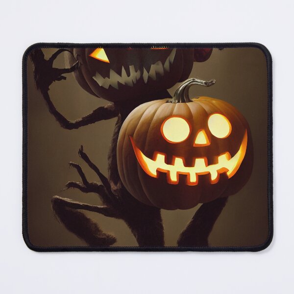 Item preview, Halloween monster with scary pumpkin head designed and sold by ai1art.