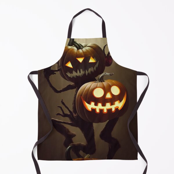 Item preview, Halloween monster with scary pumpkin head designed and sold by ai1art.