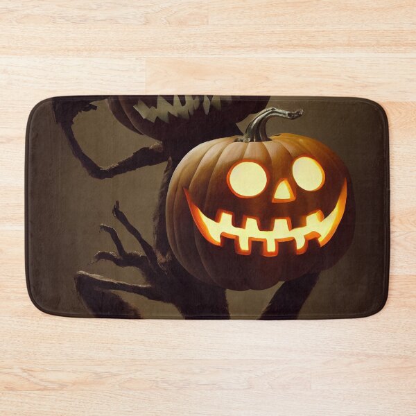 Item preview, Halloween monster with scary pumpkin head designed and sold by ai1art.