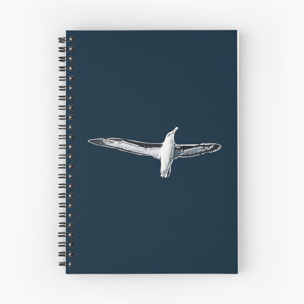 Item preview, A Black Browed Albatross Mollymawk White Alternate Design Painting Print designed and sold by designsasstultd.
