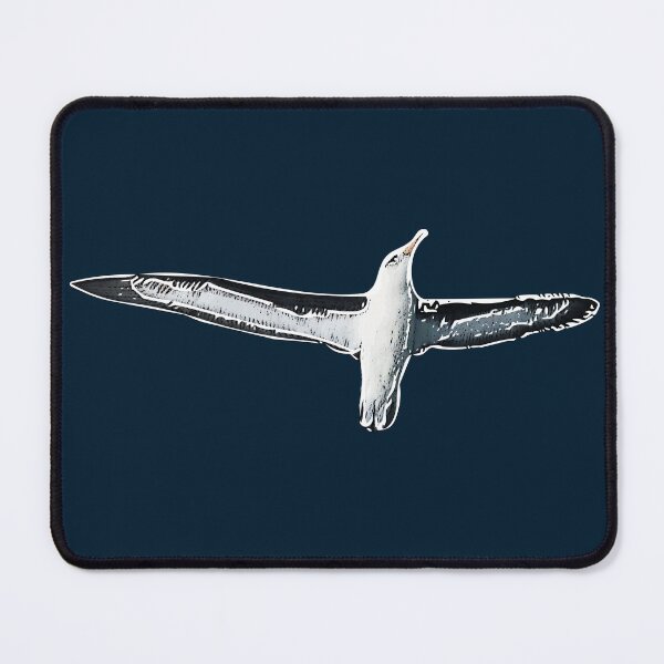 Item preview, A Black Browed Albatross Mollymawk White Alternate Design Painting Print designed and sold by designsasstultd.