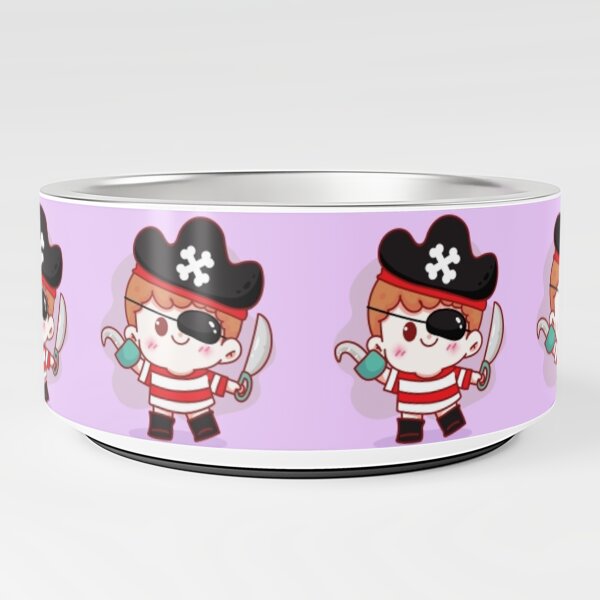 Cute Baby Pirate Boy - Halloween 2022 Pet Bowl