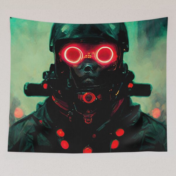Item preview, cyberpunk soldier designed and sold by NISATO-ART.