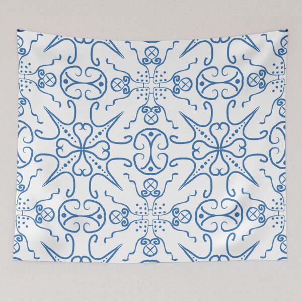 Item preview, Blue Filigree designed and sold by Karen Eutemey.