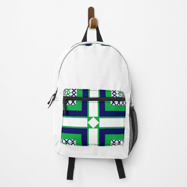 Item preview, Boxes and Lines in Green, Blue and White, EZonTHEi designed and sold by EZonThei.