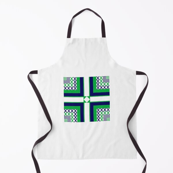 Item preview, Boxes and Lines in Green, Blue and White, EZonTHEi designed and sold by EZonThei.