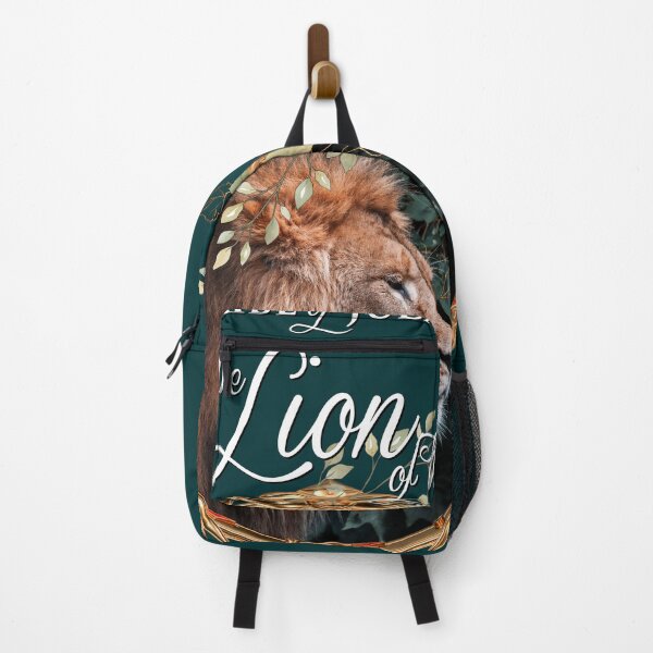 Item preview, Lion of Judah wreath on bottle green designed and sold by AbideApparel.