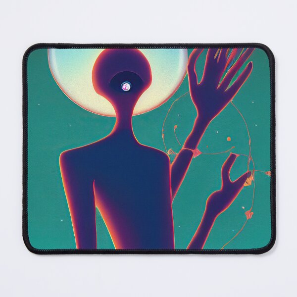 Item preview, Alien art with brush strokes oil paint finish designed and sold by mrlongfield.