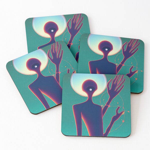 Item preview, Alien art with brush strokes oil paint finish designed and sold by mrlongfield.
