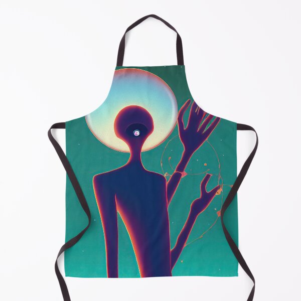 Item preview, Alien art with brush strokes oil paint finish designed and sold by mrlongfield.