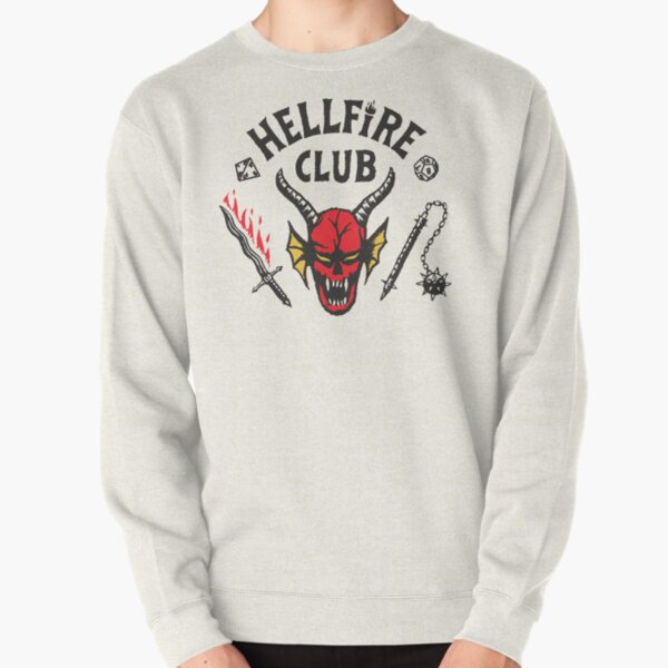 Stranger Things 4 Hellfire Club Logo Pullover Sweatshirt