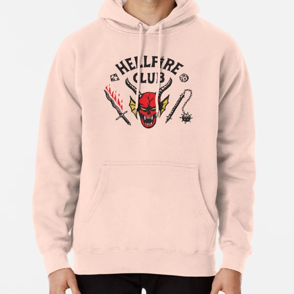 Pink stranger best sale things hoodie