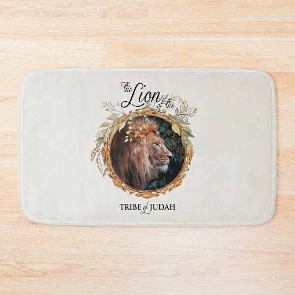 Item preview, Lion of Judah wreath on white designed and sold by AbideApparel.