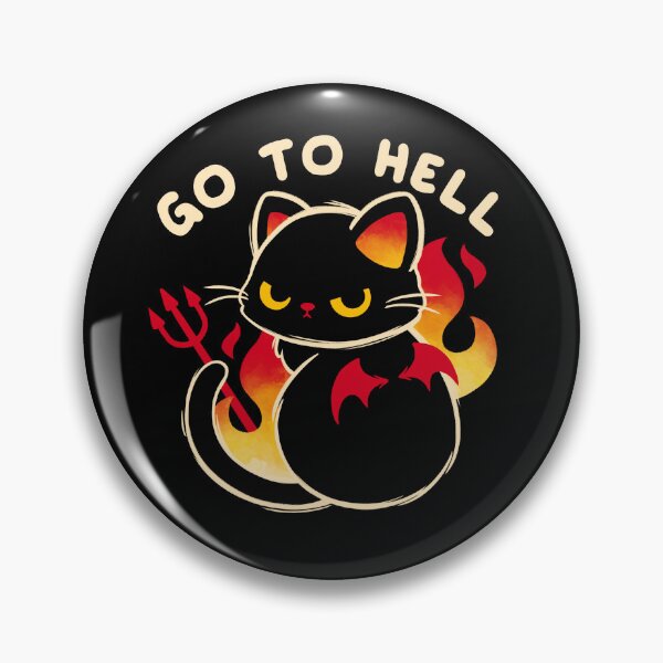 Item preview, Go to hell cat designed and sold by NemiMakeit.
