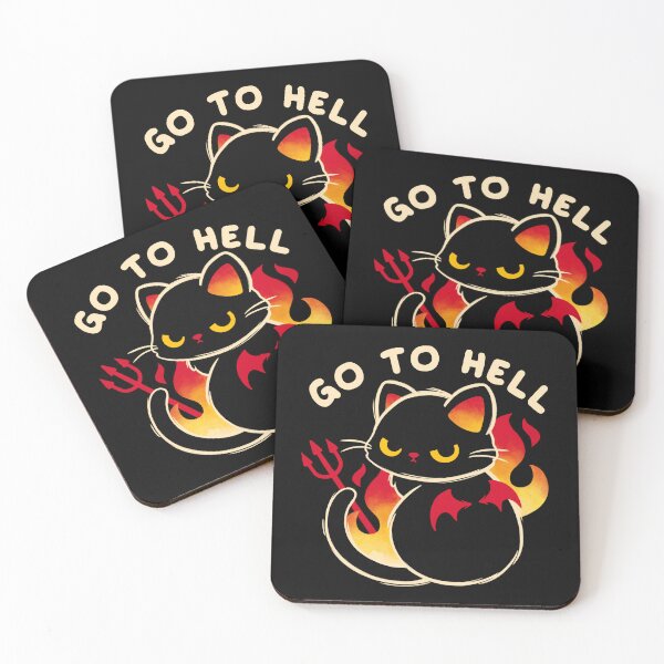 Item preview, Go to hell cat designed and sold by NemiMakeit.