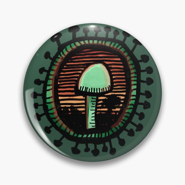 Item preview, Mushroom emblem designed and sold by dialon25.