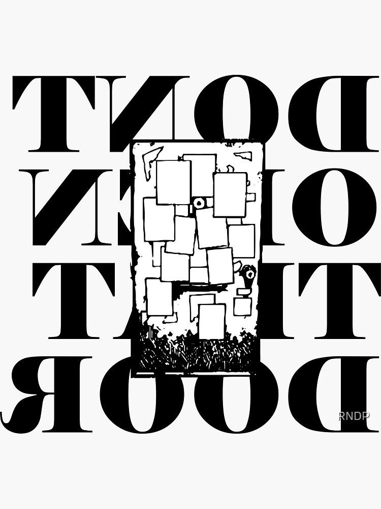"DOORS" Sticker for Sale by RNDP Redbubble