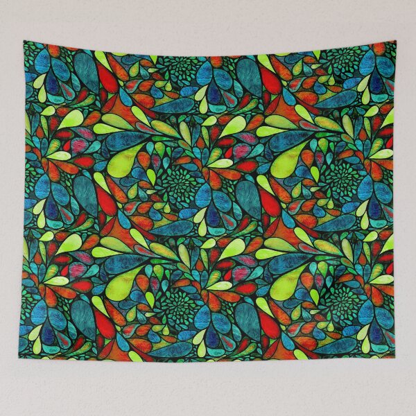 Item preview, Pretty Petals teal designed and sold by Suziness Designs.