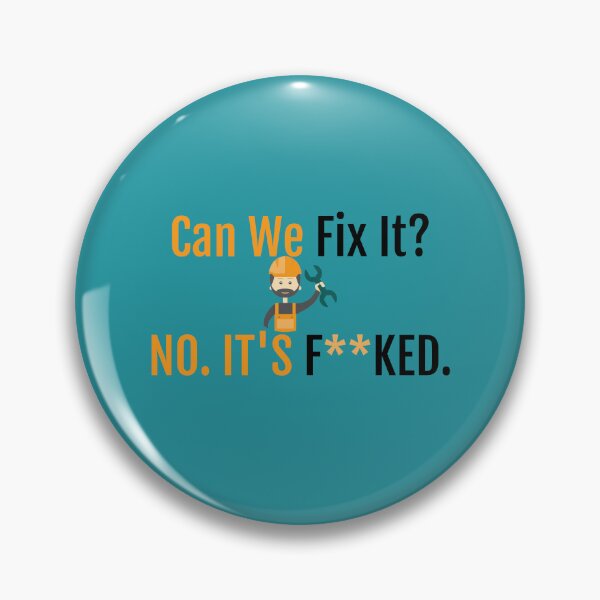 Item preview, Can We Fix It Funny Repair Man Engineer Toolbox designed and sold by ROFIN.