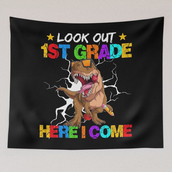 Item preview, Look Out 1st Grade Here I Come Back To School designed and sold by impartialfurnit.