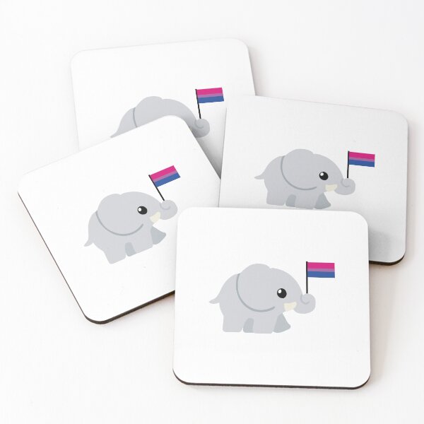 Item preview, Elephant Pride (Bisexual) designed and sold by Kay-Marie-Art.