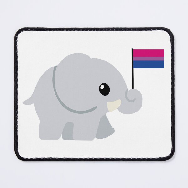 Item preview, Elephant Pride (Bisexual) designed and sold by Kay-Marie-Art.