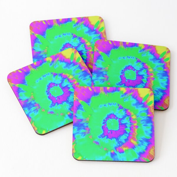 Item preview, Acid Green Hippie Tie Dye Psychedelic Colorful Design designed and sold by EarthArtDesigns.