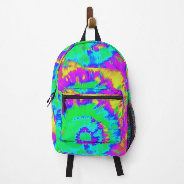 Artikelvorschau, Säuregrüner Hippie-Krawatten-psychedelischer bunter Entwurf entworfen und verkauft von EarthArtDesigns.