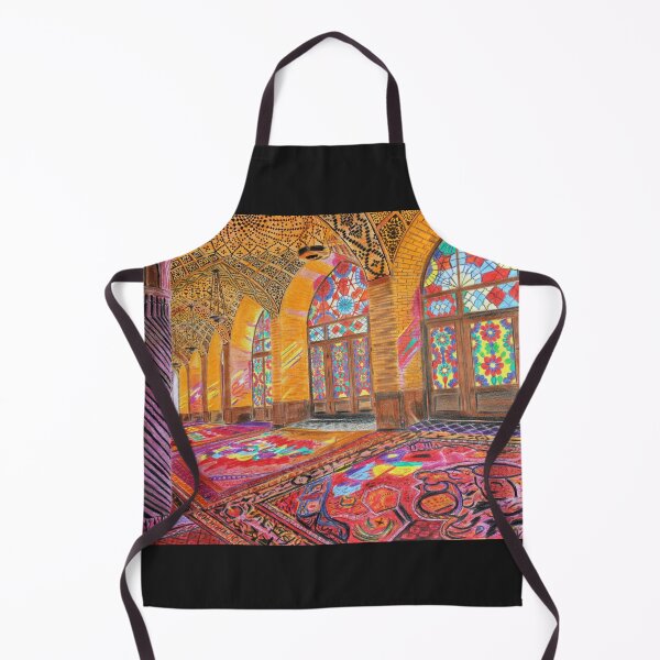 Item preview, Nasir ol Molk Mosque Color Drawing designed and sold by MubaraksArt.